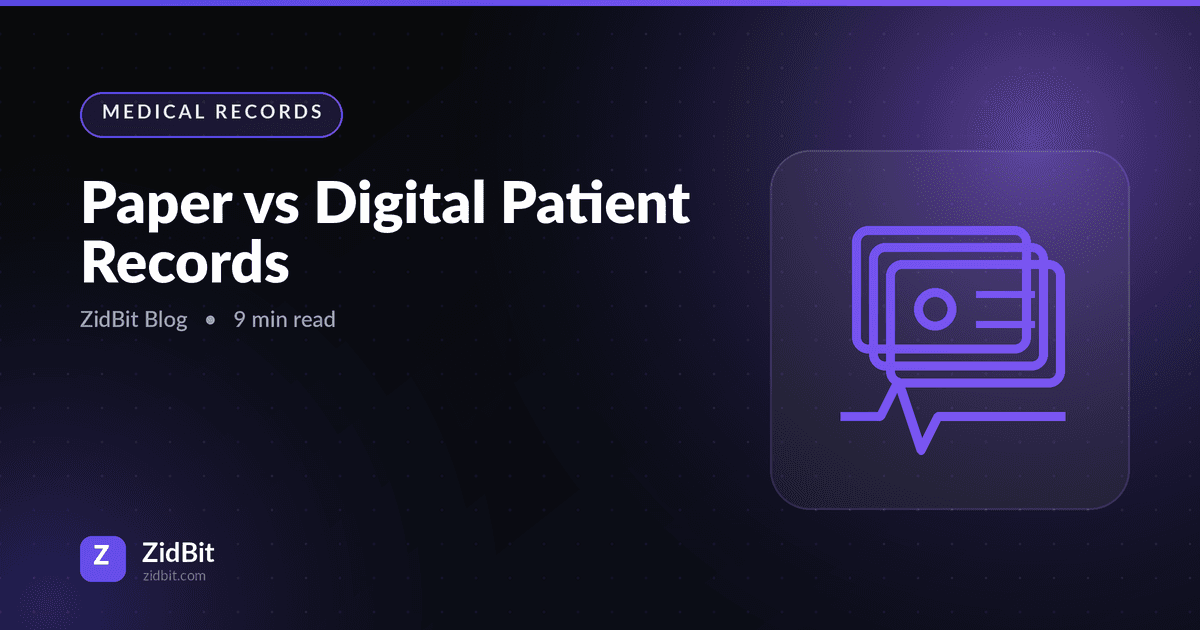 Paper Records vs Digital Patient Records: The Real Cost of Staying on Paper